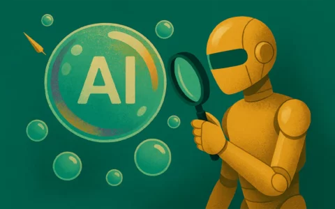 AI Boom or Bubble illustrative image