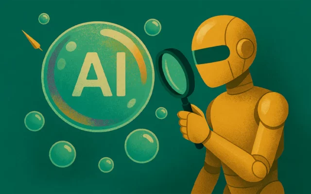 AI Boom or Bubble illustrative image